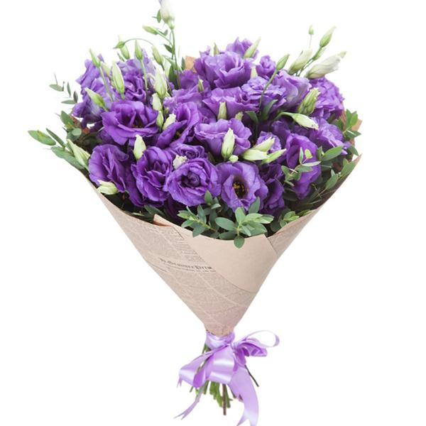 25 Purple Lisianthus Bouquet