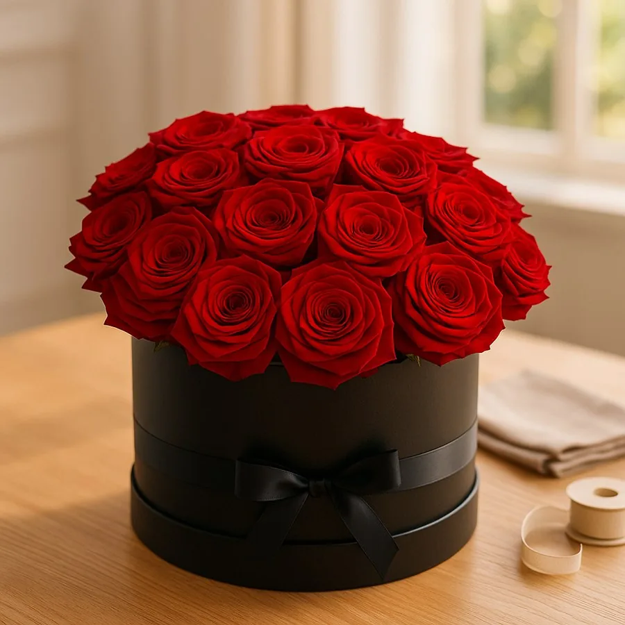 23 Red Rose in a Box