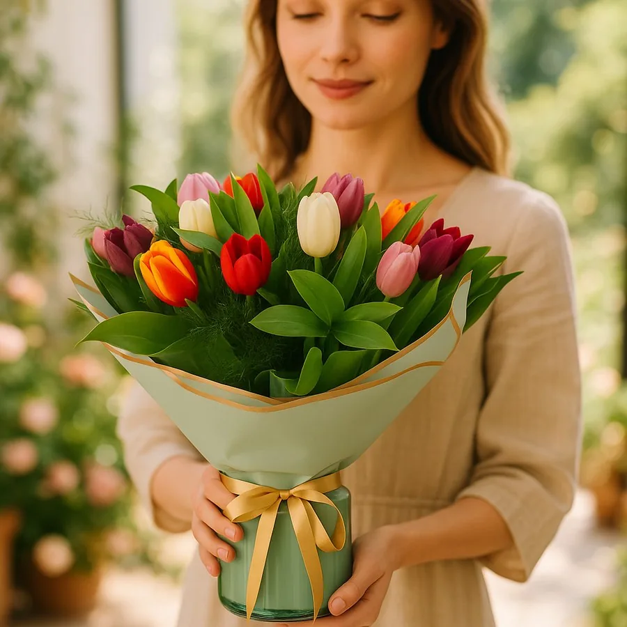 Tulpe Strauß