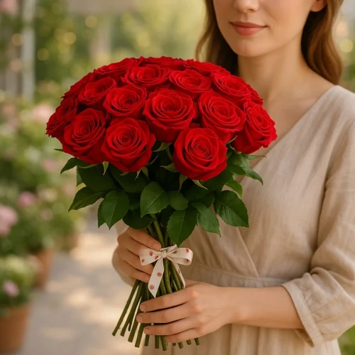 21 Red Rose Bouquet